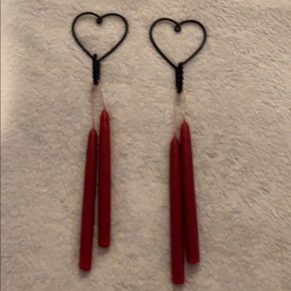 Heart wall candleholders - Picture 1 of 3